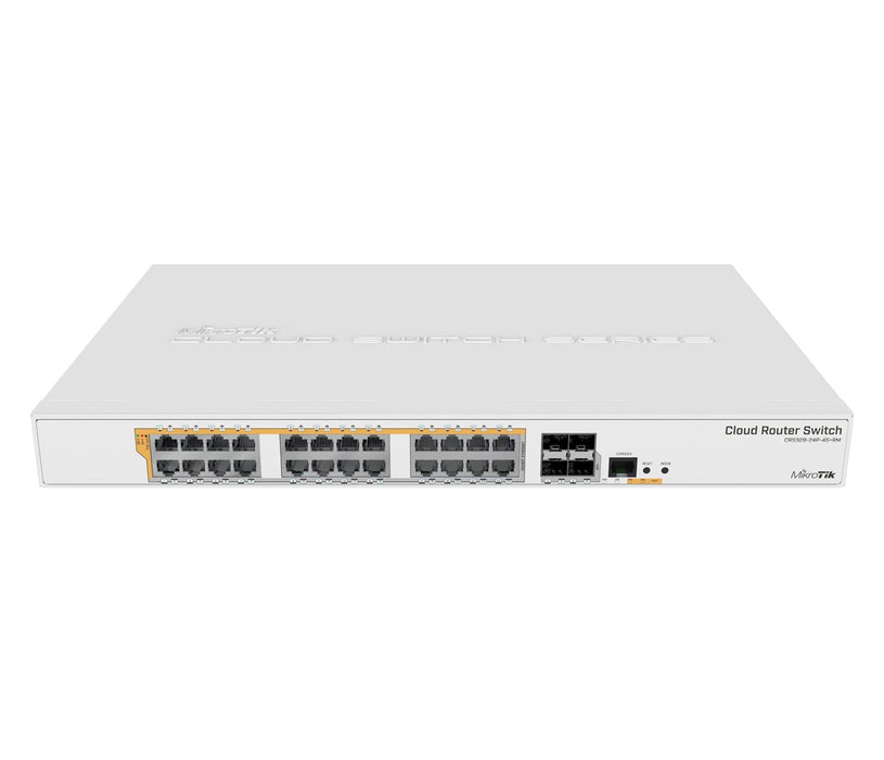 Switch Mikrotik CRS328-24P-4S-RM, 24xGigabit LAN, L2/L3, 4xSFP+ cages