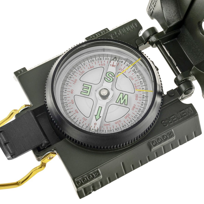 Mil-Tec US Busol with illumination Metal, Olive