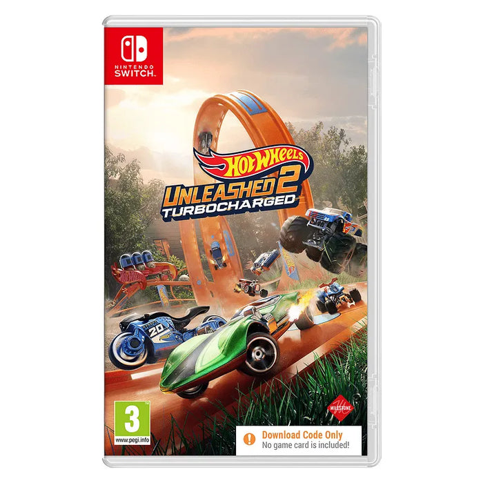 Hot Wheels Unleashed 2 Game - Code in Box (NSW)