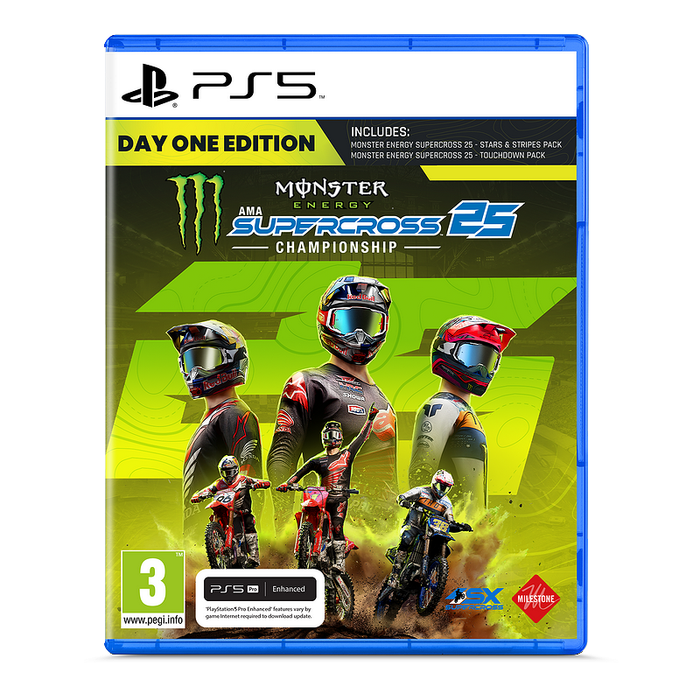 Monster Energy Supercross 25 - Day 1 Edition Game (PS5)