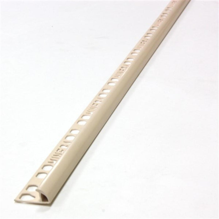 EXTERNAL CORNER FAIENCE 8MM 2.5M CREAM