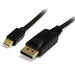 Mini DisplayPort to DisplayPort Cable Startech MDP2DPMM1M 1 m 4K Ultra HD Black - Компютър Кабели и