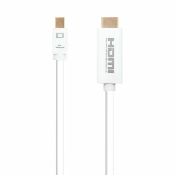 Mini DisplayPort to HDMI Adapter NANOCABLE 10.15.4002 White 2 m - Компютър Кабели и адаптери<<<Компютри|
