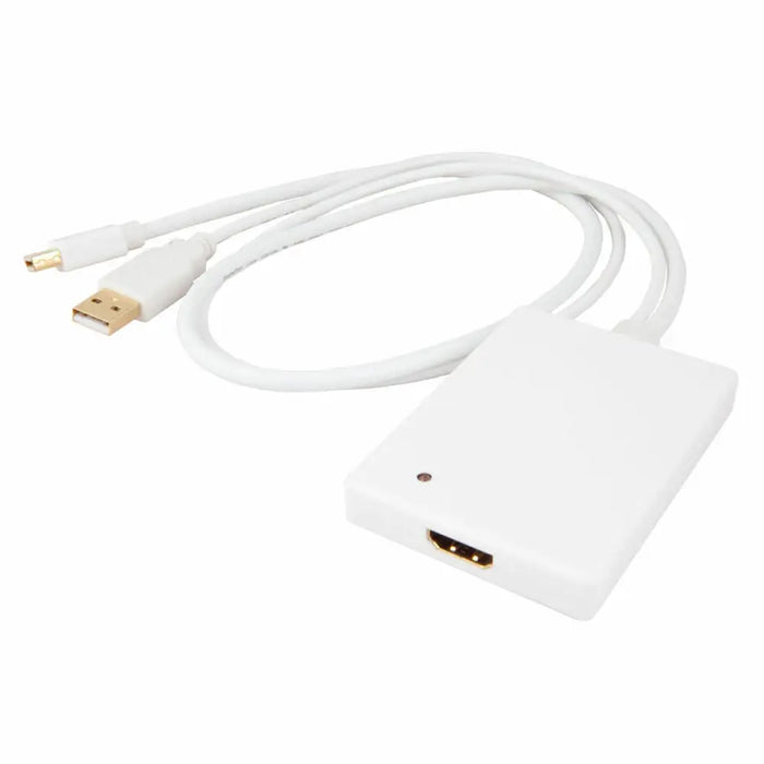 Mini DisplayPort to HDMI Adapter Urban Factory CBB21UF White - Компютър Кабели и адаптери<<<Компютри|