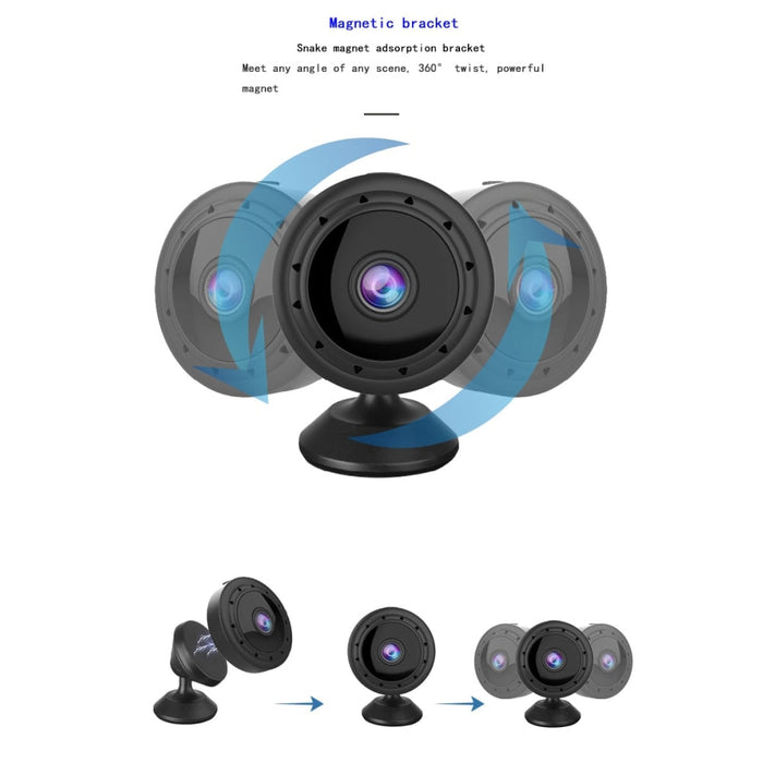 Mini camera 1080P Wifi IP infrared, night vision, motion sensor, SD card