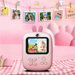 Mini Thermal Printer for Kids with Camera and Camcorder - Pink - Photo accessories<<<HurtelXML