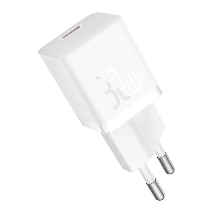 Mini wall charger Baseus GaN5 30W (white) - mains chargers<<<Chargers<<<GSM Accessories<<<InnproXML