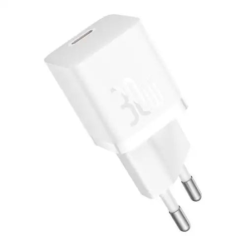 Mini wall charger Baseus GaN5 30W (white) - mains chargers<<<Chargers<<<GSM Accessories<<<InnproXML