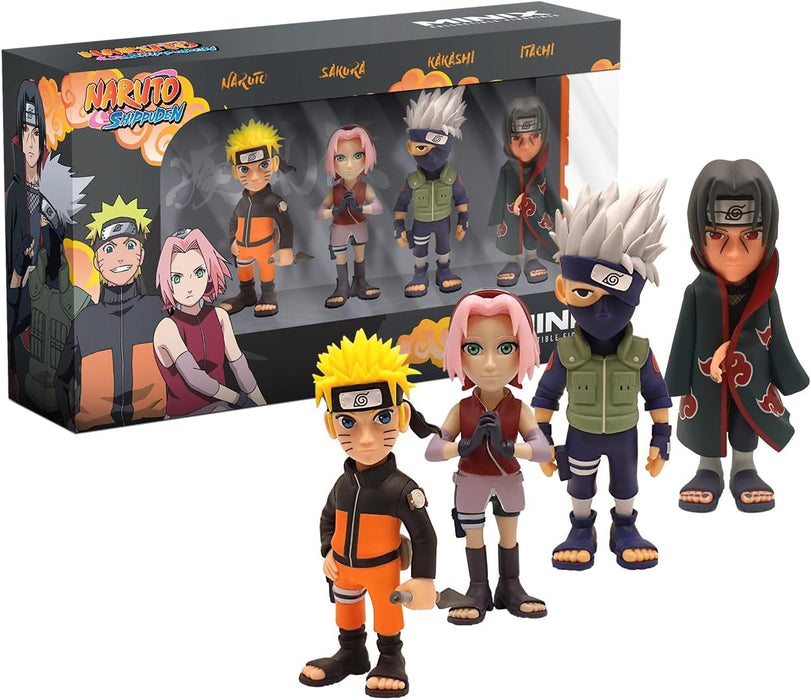 Set of 4 Naruto Shippuden Minix 7cm figures