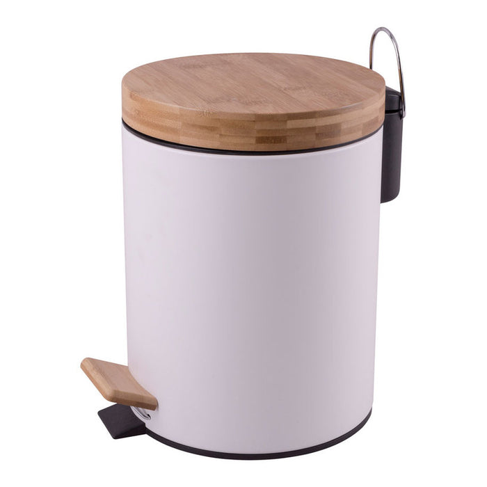 BATHROOM BASKET WITH MIRA-N BAMBOO PEDAL