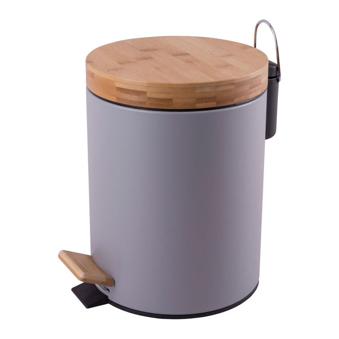 BATHROOM BASKET WITH MIRA-N BAMBOO PEDAL