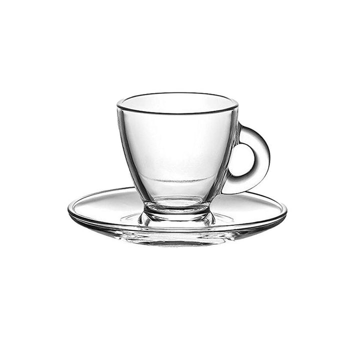 COFFEE CUPS WITH SAUCERS LAV-ROMA 95ML 6PCS