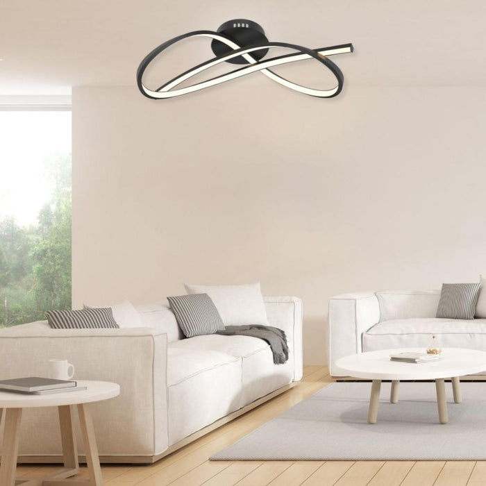 LED CEILING LAMP MIRAGE 33W 1695LM BLACK