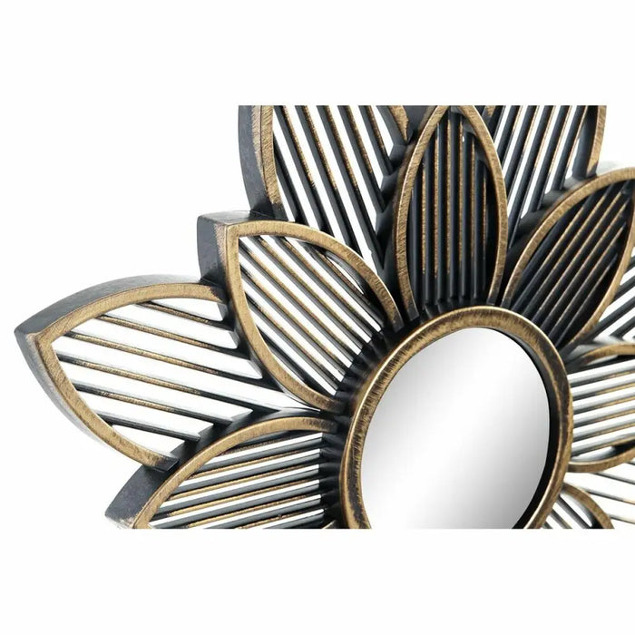 Mirror Set DKD Home Decor Mirror Champagne Golden PP 2 Units (25 x 1 x 25 cm) - Декорация и Осветление<<<Дом