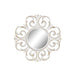 Mirror Set DKD Home Decor Crystal Golden White PP 2 Units Modern Stripped (35 x 2 x 35 cm) - Декорация и