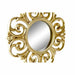 Mirror Set DKD Home Decor Crystal Golden White PP 2 Units Modern Stripped (35 x 2 x 35 cm) - Декорация и