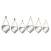 Mirror Set DKD Home Decor Scandi Crystal Black Golden polypropylene (26 x 3 x 26 cm) (2 Units) - Декорация и