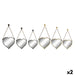 Mirror Set DKD Home Decor Scandi Crystal Black Golden polypropylene (26 x 3 x 26 cm) (2 Units) - Декорация и