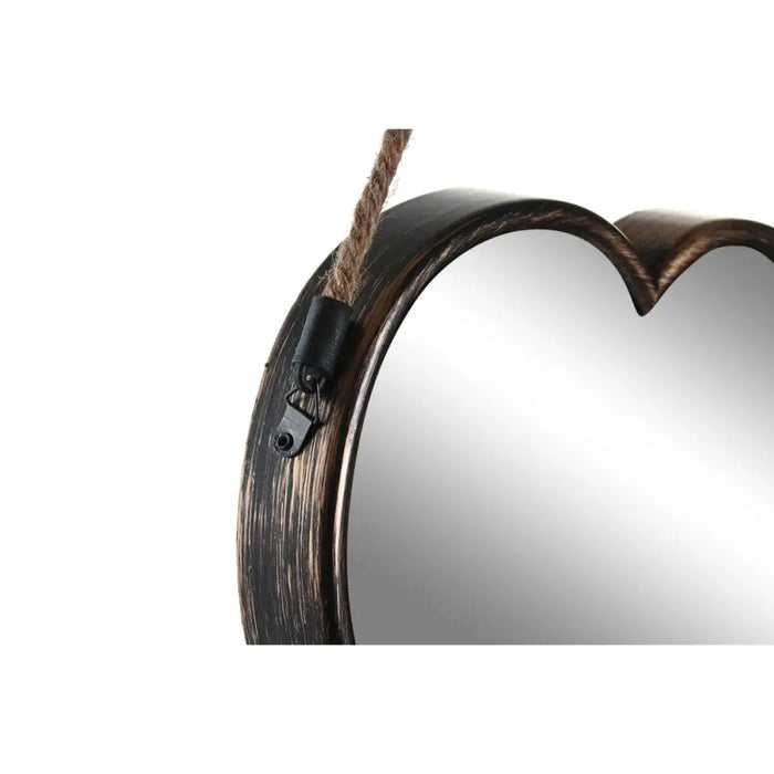 Mirror Set DKD Home Decor Scandi Crystal Black Golden polypropylene (26 x 3 x 26 cm) (2 Units) - Декорация и