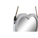 Mirror Set DKD Home Decor Scandi Crystal White polypropylene (26 x 3 x 26 cm) (2 Units) - Декорация и Осветление<<<Дом