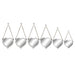 Mirror Set DKD Home Decor Scandi Crystal White polypropylene (26 x 3 x 26 cm) (2 Units) - Декорация и Осветление<<<Дом