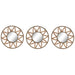 Mirror Set Home ESPRIT Natural Scandi 20 x 1 x 20 cm (3 Pieces) - Декорация и Осветление<<<Дом