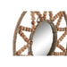 Mirror Set Home ESPRIT Natural Scandi 20 x 1 x 20 cm (3 Pieces) - Декорация и Осветление<<<Дом