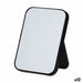 Mirror with Mounting Bracket Berilo White Black polypropylene 1,7 x 20 x 14 cm 14 x 20 x 1,7 cm (12 Units) - Баня<<<Дом