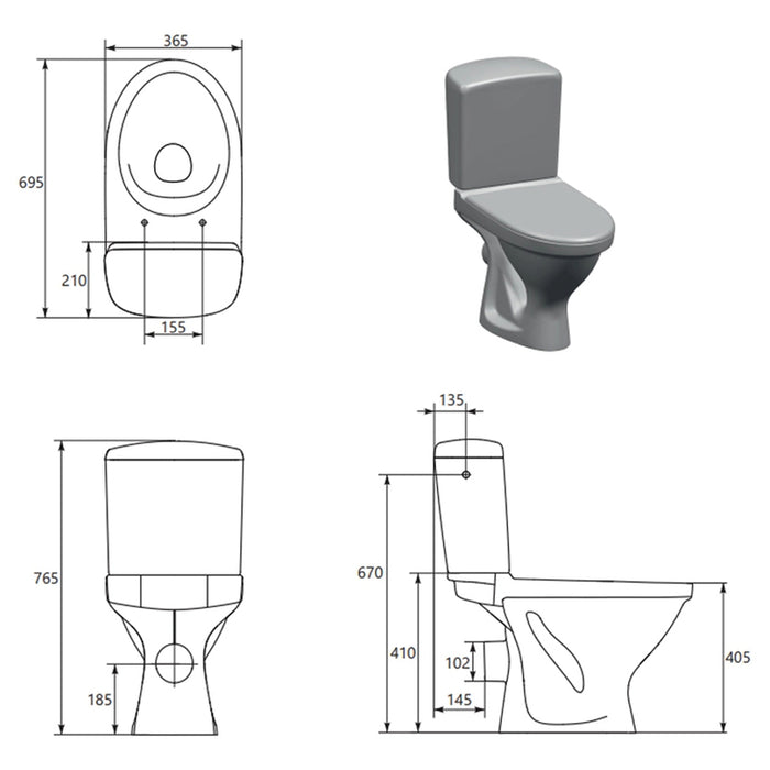 MONOBLOCK COMPACT EKO II SIMPLEON MITO K44-129