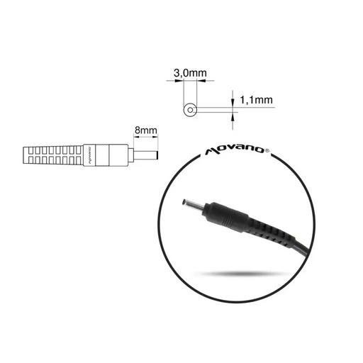 Mitsu 19v 3.42a (3.0x1.1) charger / power supply - acer ZM/ACE19342C 65W - Power supplies for laptopsZDL-NOT<<<Power