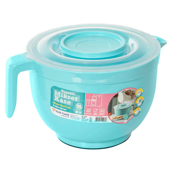 MIXER BOWL WITH LID 3L UCSAN - Кутии за храна и купи<<<Домашни потреби<<<Кухня<<<Praktiker