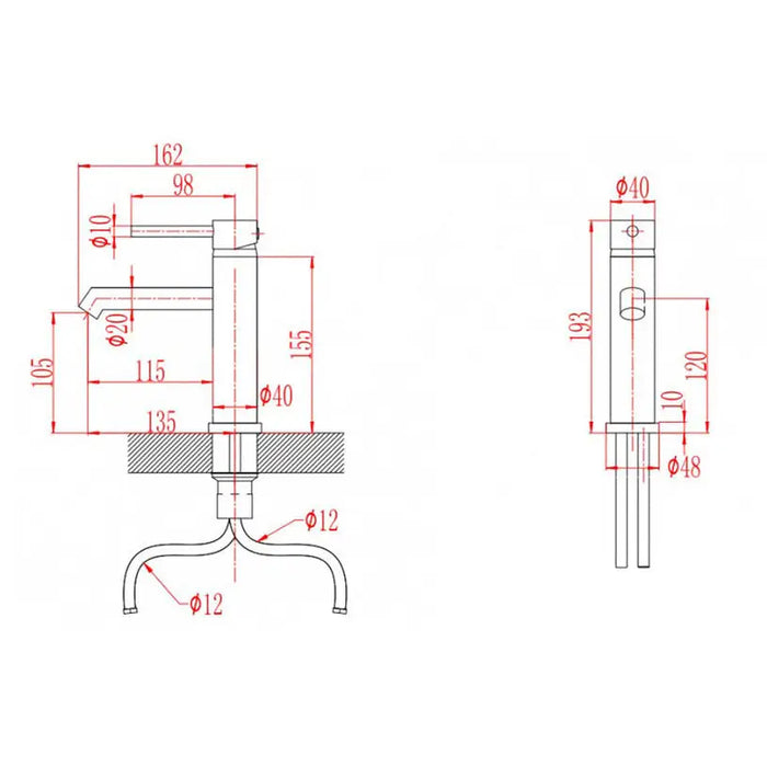 MIXER INTER CERAMIC GALANT - Смесители<<<Смесители и душове<<<Баня<<<Praktiker&&&Единични смесители<<<Смесители и
