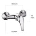 Mixer Tap EDM 01163 a7200-x Silver Stainless steel Brass Zinc 15,1 x 11,5 x 11,5 cm For shower - Баня<<<Дом