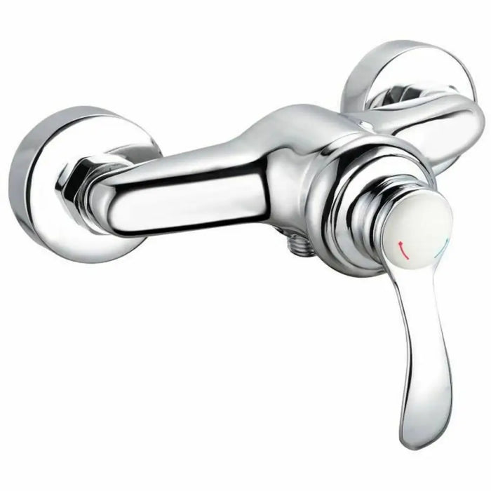 Mixer Tap Rousseau Byron Grey Chrome Metal Brass 15 cm Shower - Баня<<<Дом Градина<<<BigBuy&&&Аксесоари и
