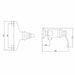 Mixer Tap Rousseau Byron Grey Chrome Metal Brass 15 cm Shower - Баня<<<Дом Градина<<<BigBuy&&&Аксесоари и