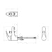 Mixer Tap Rousseau Grey Metal Brass - Баня<<<Дом Градина<<<BigBuy&&&Аксесоари и кранчета<<<Баня<<<Дом Градина<<<BigBuy