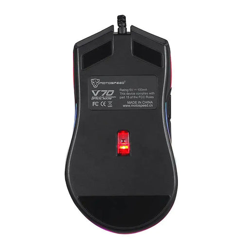 MMotospeed V70 Wired Gaming Mouse Black - Wired<<<Mice<<<Gaming<<<InnproXML