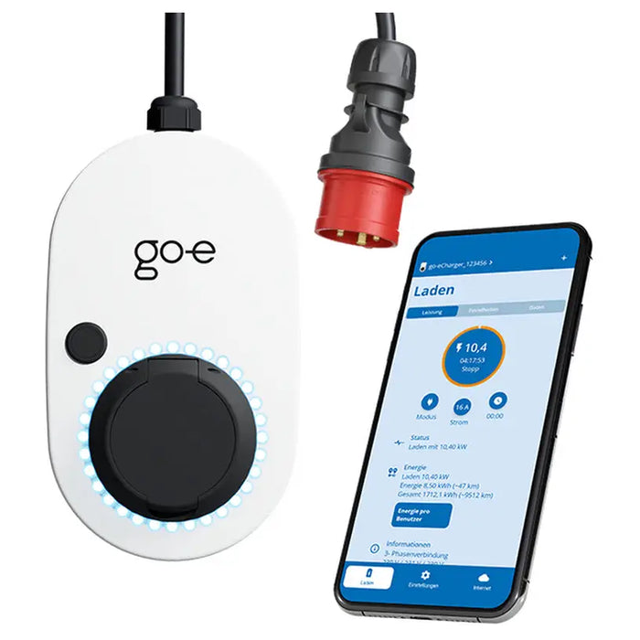 MOBILE CAR CHARGING STATION 22KW WITH TYPE2 GO-E GEMINI FLEX CONTACT - Зарядни станции за автомобили<<<Зарядни станции
