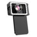 Mobile lens APEXEL APL-HB100FL23 100mm macro with LED (black) - Phone lenses<<<Accessories<<<Photo