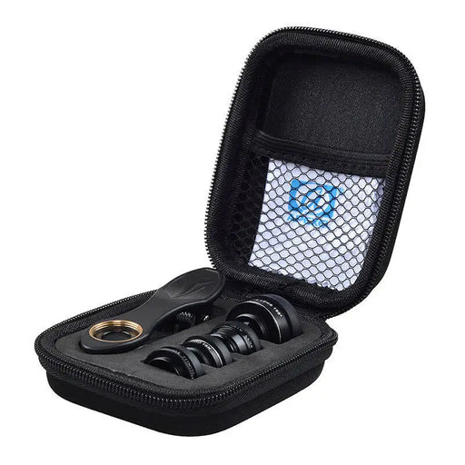 Mobile lens kit APEXEL APL-DG5H 5 in 1 universal (black) - Phone lenses<<<Accessories<<<Photo and cameras<<<InnproXML