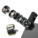 Mobile lens kit APEXEL APL-DG6V2 6 in 1 universal (black) - Phone lenses<<<Accessories<<<Photo and cameras<<<InnproXML