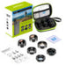 Mobile lens kit APEXEL APL-DG6V2 6 in 1 universal (black) - Phone lenses<<<Accessories<<<Photo and cameras<<<InnproXML