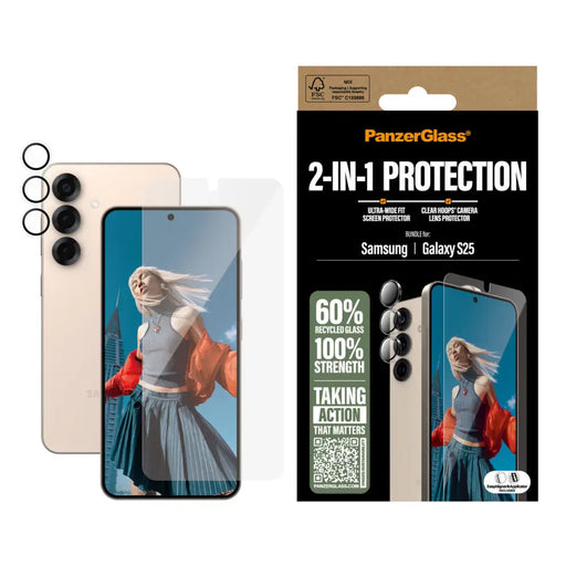 Mobile Screen Protector PanzerGlass Samsung S25 - Електроника Телефони и таблети<<<Компютри|