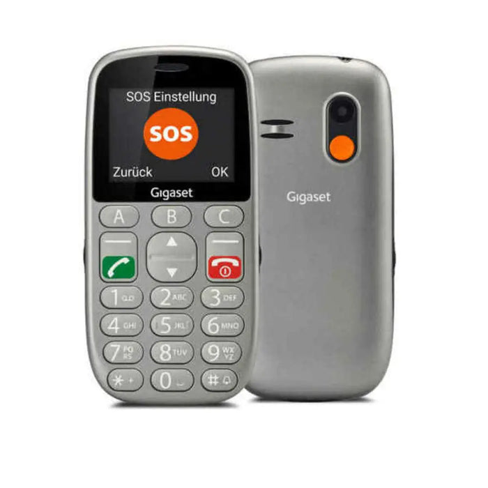 Mobile telephone for older adults Gigaset GL390 2,2’’ 2G 800 mAh Grey - Електроника Телефони и таблети<<<Компютри|