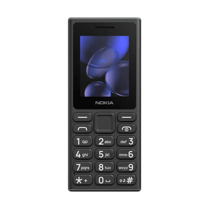 Mobile telephone for older adults Nokia 105 (2024) Black 4 MB Single Core™ 1,8’’ - Електроника Телефони и