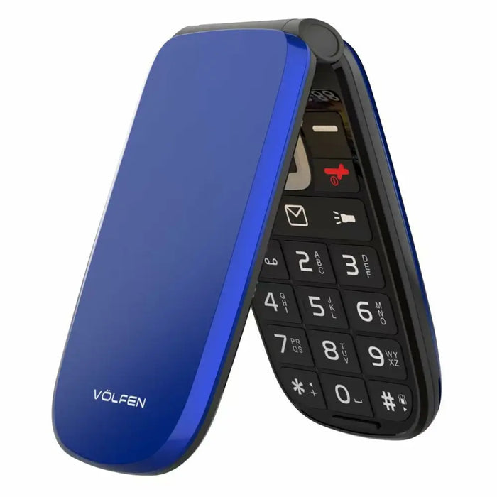 Mobile telephone for older adults Volfen ASTRO FLIP 48 MB 2,8’’ Blue 4G - Електроника Телефони и таблети<<<Компютри|