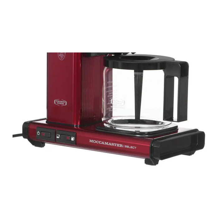 MOCCAMASTER KBG SELECT METALLIC RED DRIP COFFEE MAKER - Coffee machinesAGD-EXP<<<Home Appliance - ProductsAGD<<<ActionPL