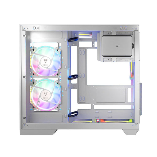 MODECOM HOUSING VOLCANO PANORAMA ARGB 5F MIDI WHITE - Computer casesOBU-OBU<<<CasesOBU<<<ActionPL