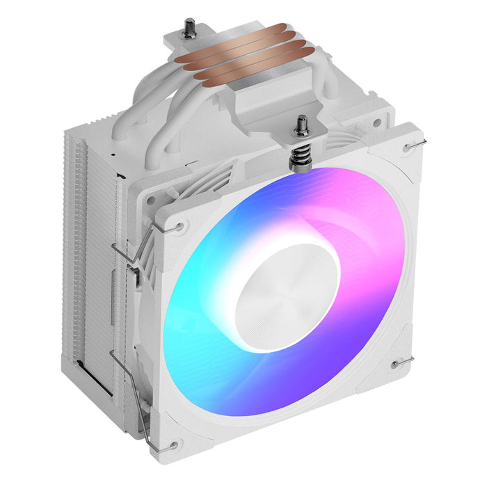 MODECOM Volcano 0C T201 ARGB Processor Air cooler 12 cm White