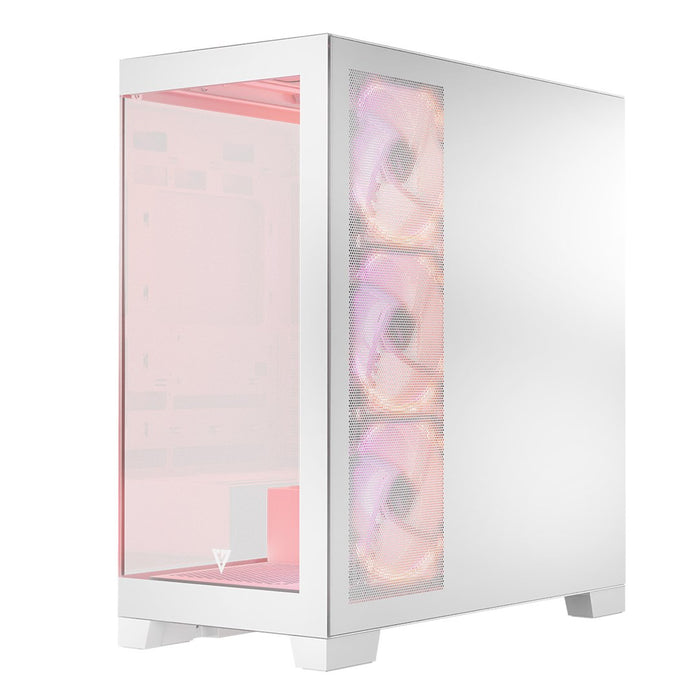 Modecom Volcano SPACE APEX ARGB MIDI Midi Tower White